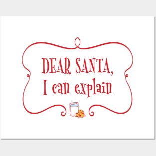 Dear Santa I Can Explain Posters and Art